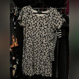 Forever 21 Plus Size Sunflower Babydoll Dress | 3XL